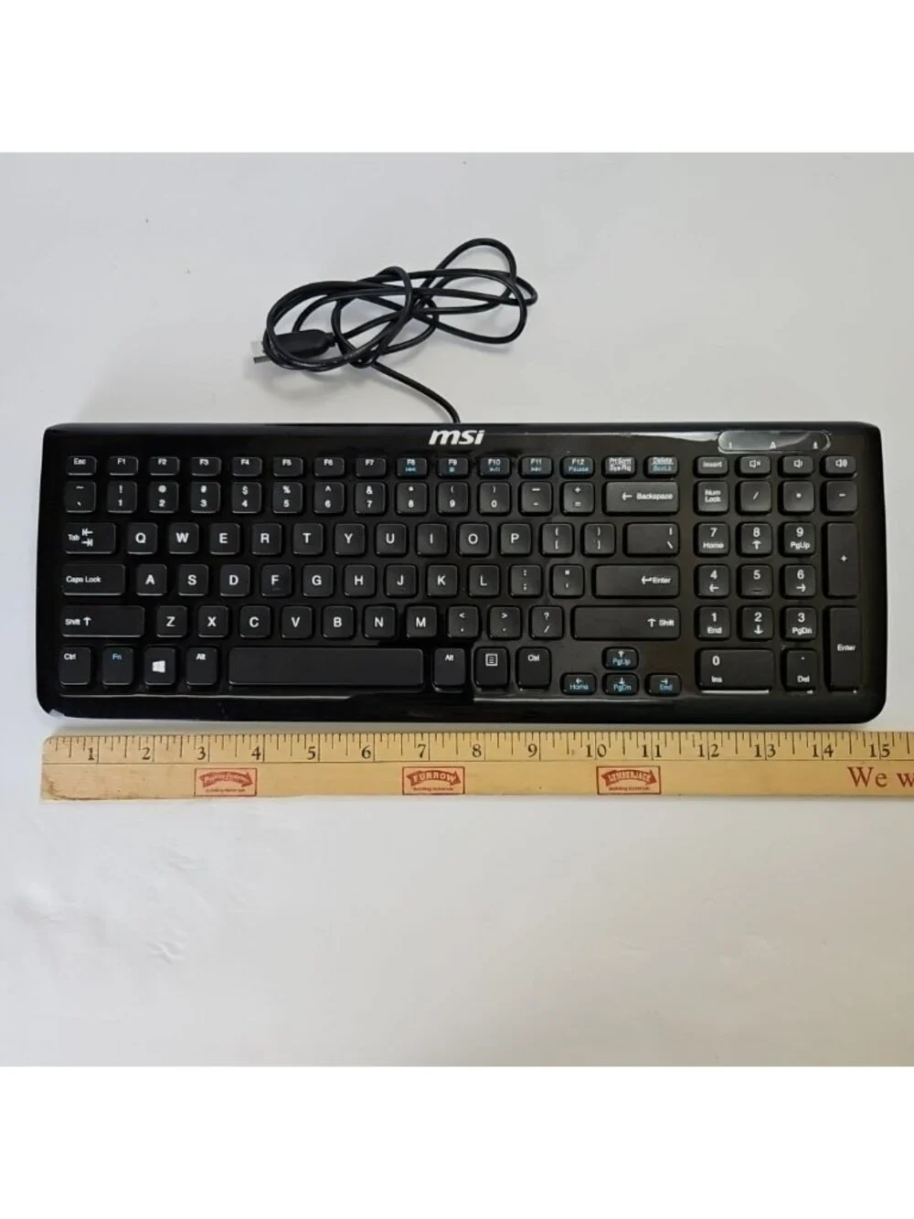 MSI Black Keyboard KU-0902 Wired USB Student College PC Computer